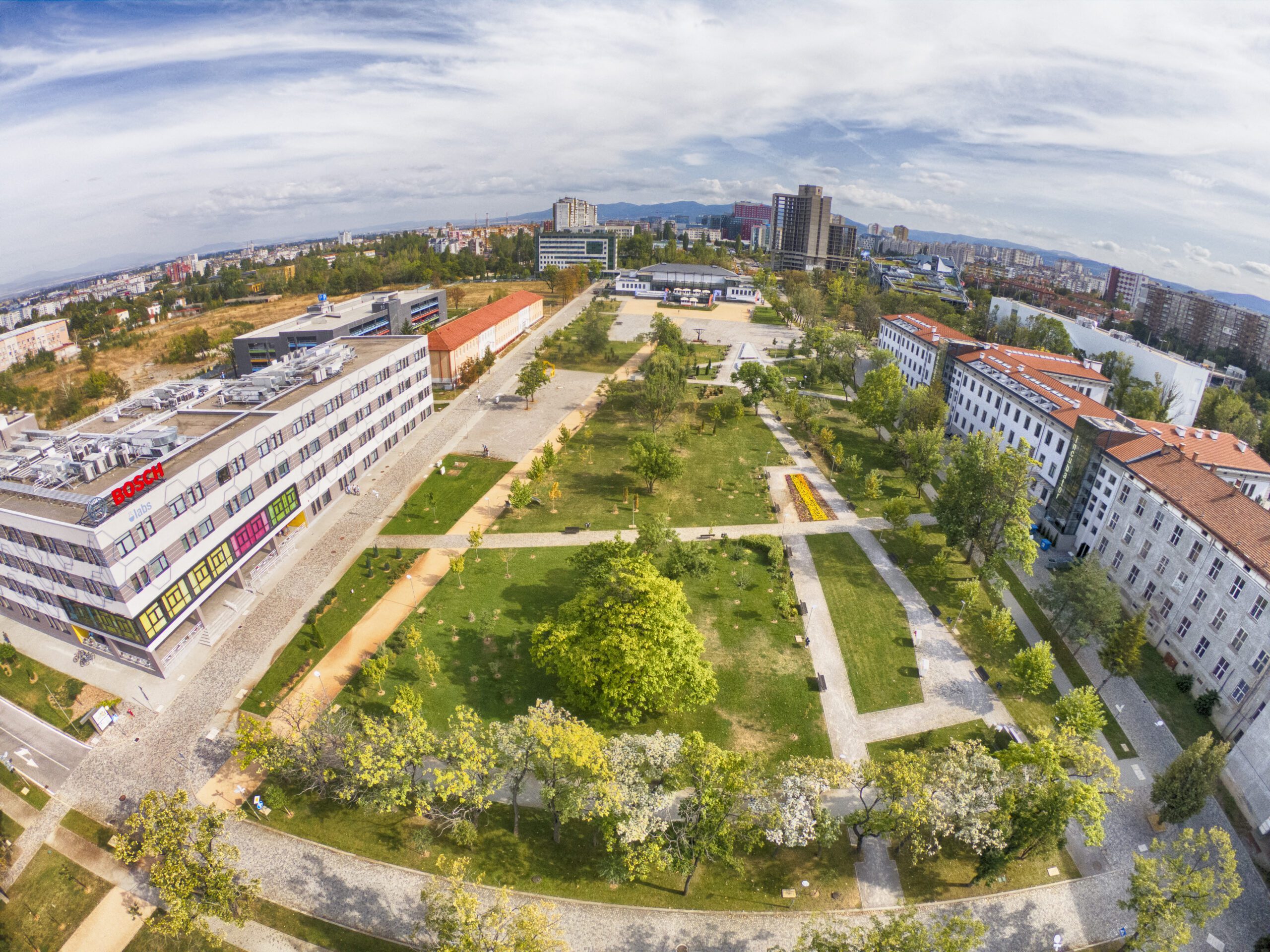 Sofia Tech Park aerial photo